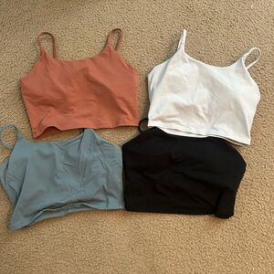 Pink Lily Women's Crop Tops - White, Black, Blue, and Orange